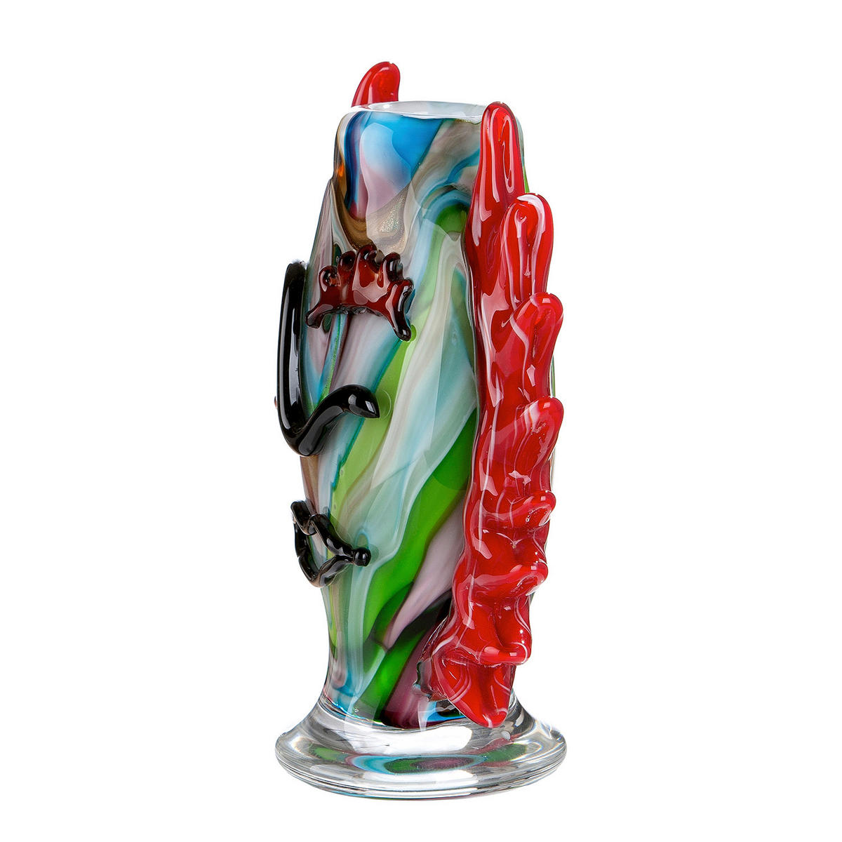 DEKOVASE  - Multicolor, Basics, Glas (23/46/12cm)