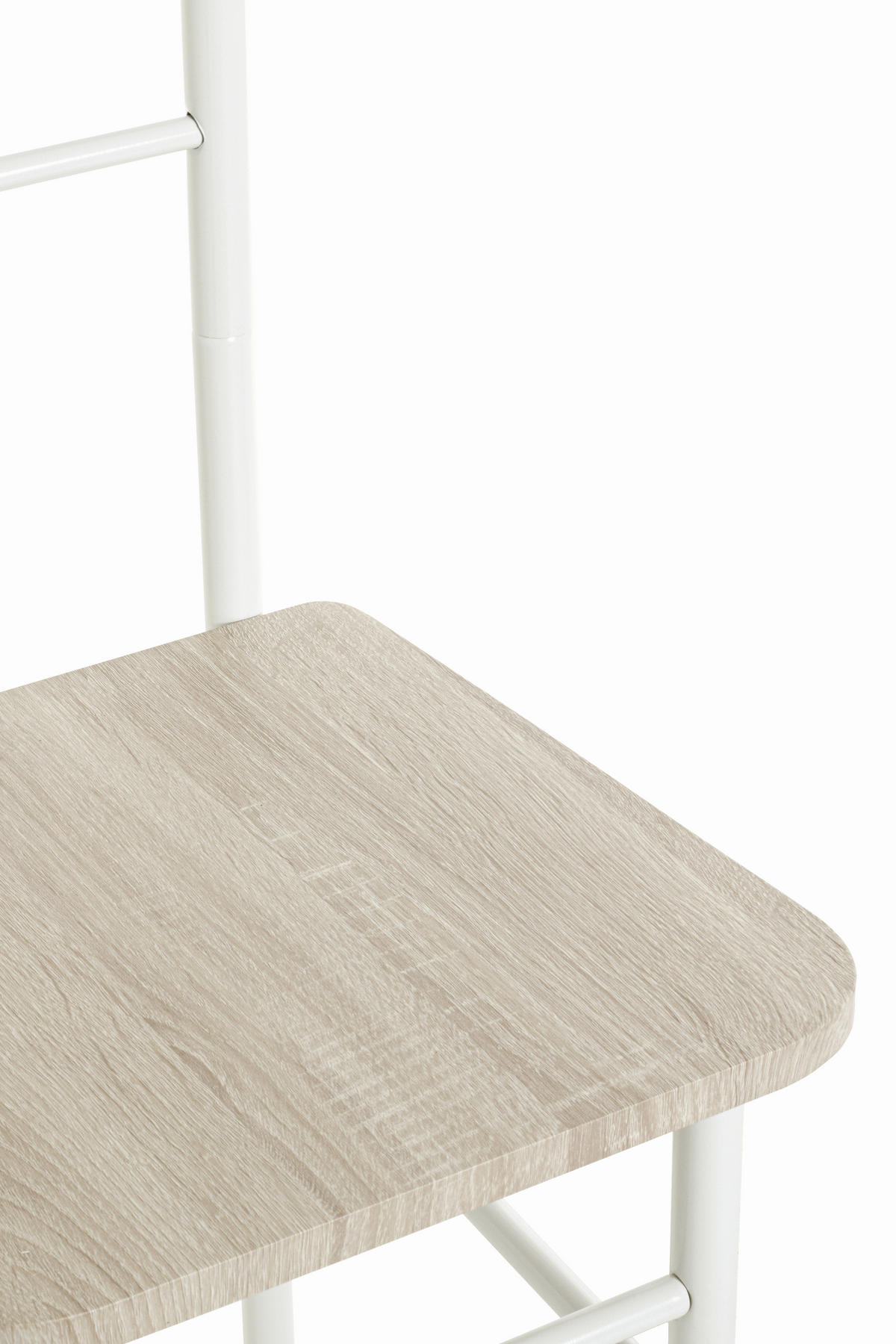 HERRENDIENER - Eichefarben/Weiß, Basics, Holzwerkstoff/Metall (46/119/50cm) - Carryhome
