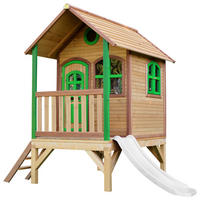 SPIELHAUS 287/231/191 cm  - Weiss/Rot, Konventionell, Holz (287/231/191cm)