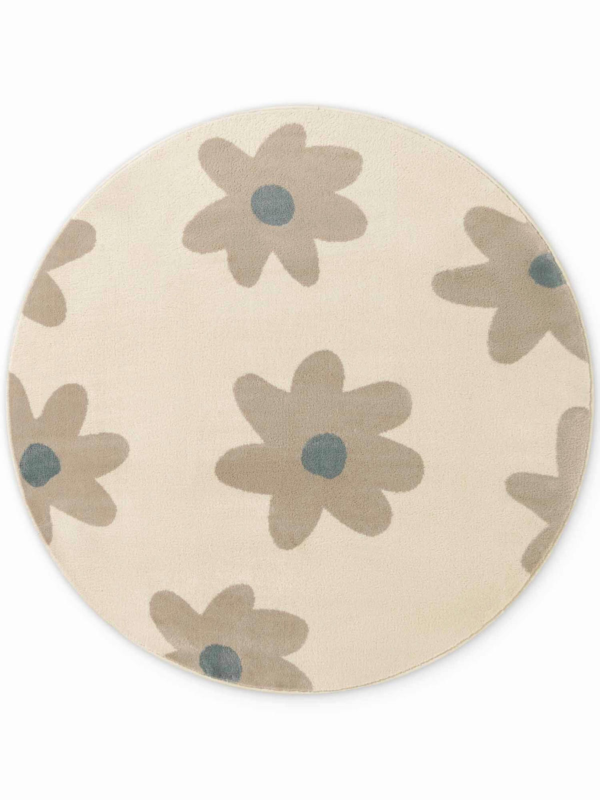 KINDERTEPPICH 160 cm Adventures Blume  - Multicolor/Creme, Design, Kunststoff/Textil (160cm) - Hanse Home