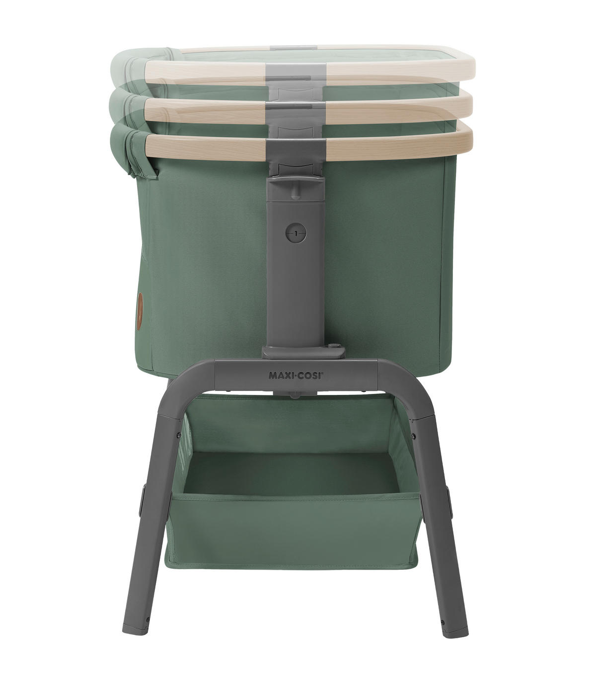 SIDOSÄNG Iora   - mörkgrön, Basics, metall/plast (93/74,5/55cm) - Maxi Cosi Pro