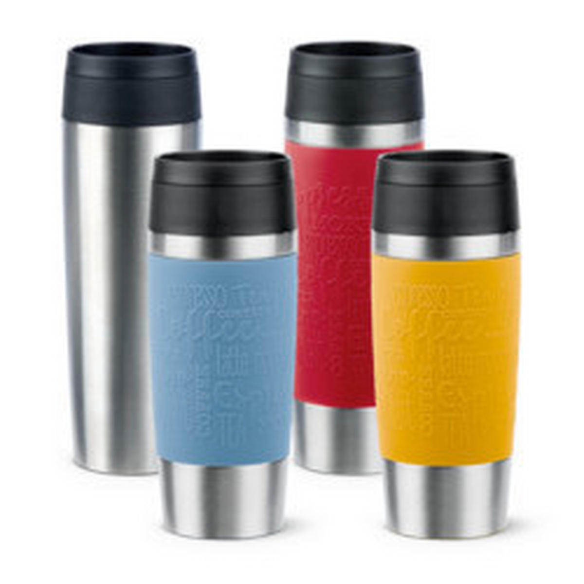THERMOBECHER TRAVEL MUG 0,5 L  - Basics, Kunststoff/Metall (0,5l) - Emsa