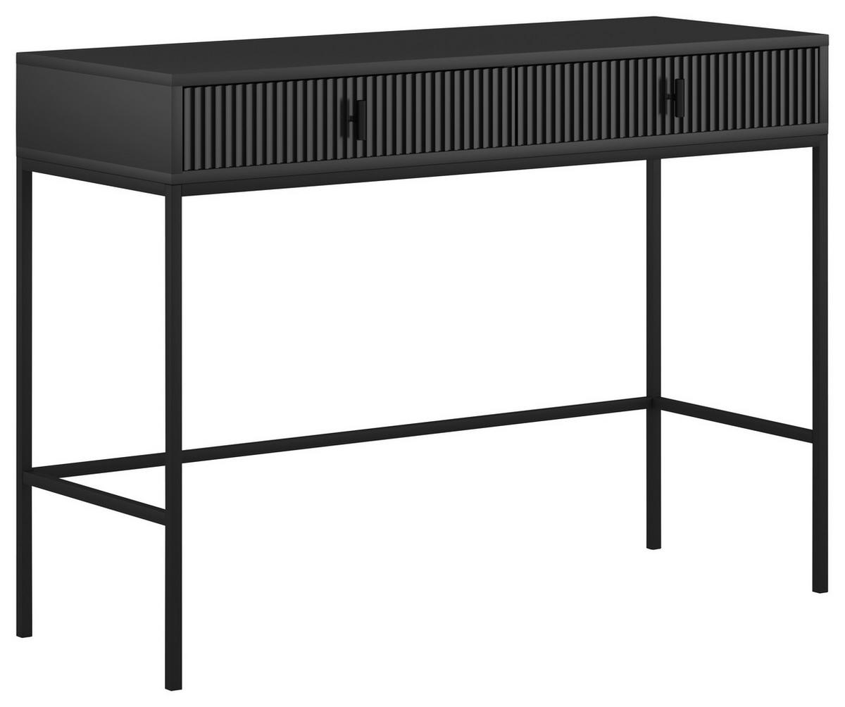 TOALETNÍ STOLEK, černá, 104,2/50/77 cm - černá, Design, kov/kompozitní dřevo (104,2/50/77cm) - Xora