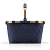 EINKAUFSKORB 22 L  - Goldfarben/Dunkelblau, Basics, Kunststoff/Textil (49/29/28cm) - Reisenthel