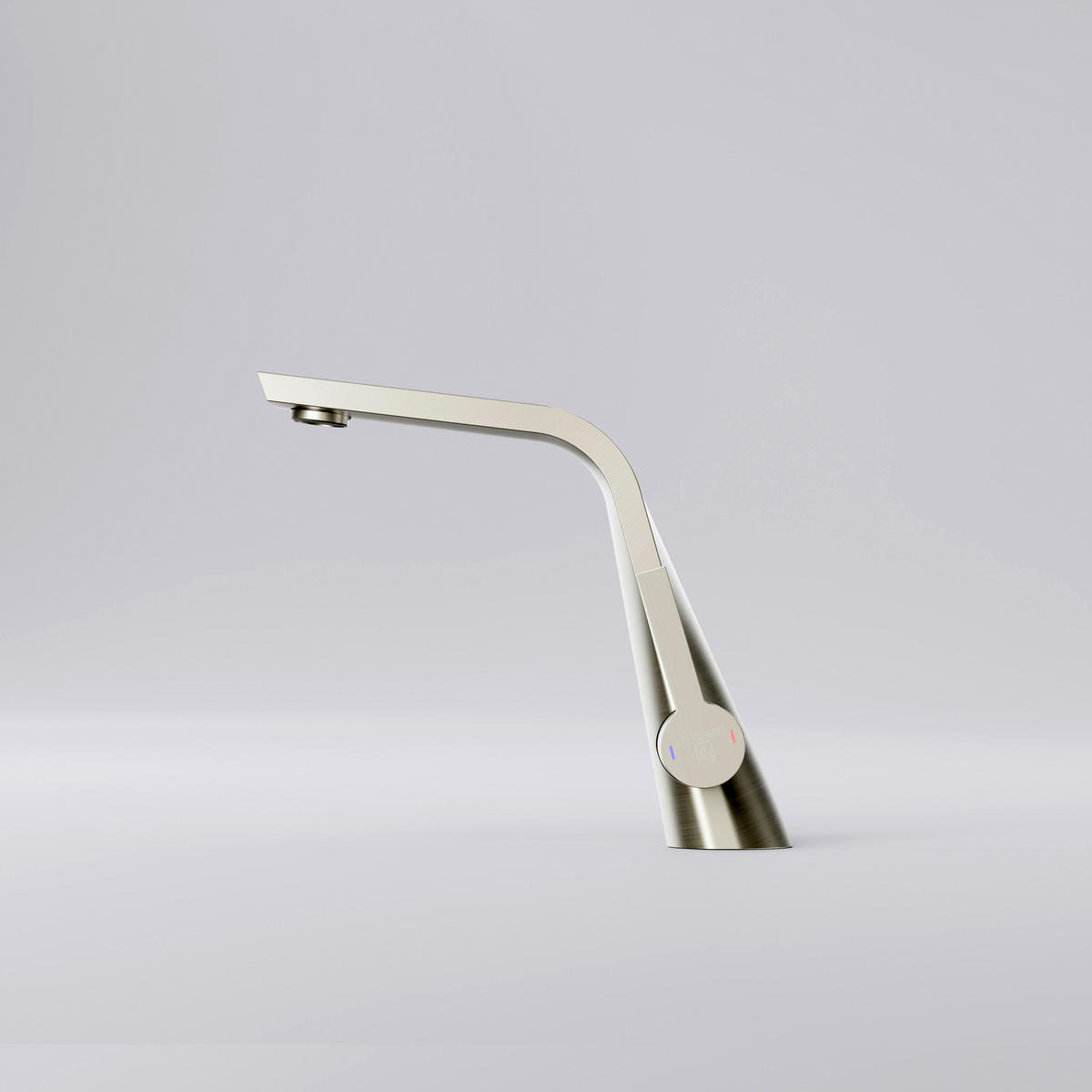 WASCHTISCHARMATUR 5,4/18,1/20,8 cm  - Nickelfarben, MODERN, Metall (5,4/18,1/20,8cm)