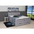 BOXSPRINGBETT 180/200 cm  in Silberfarben  - Silberfarben, KONVENTIONELL, Textil (180/200cm) - Carryhome