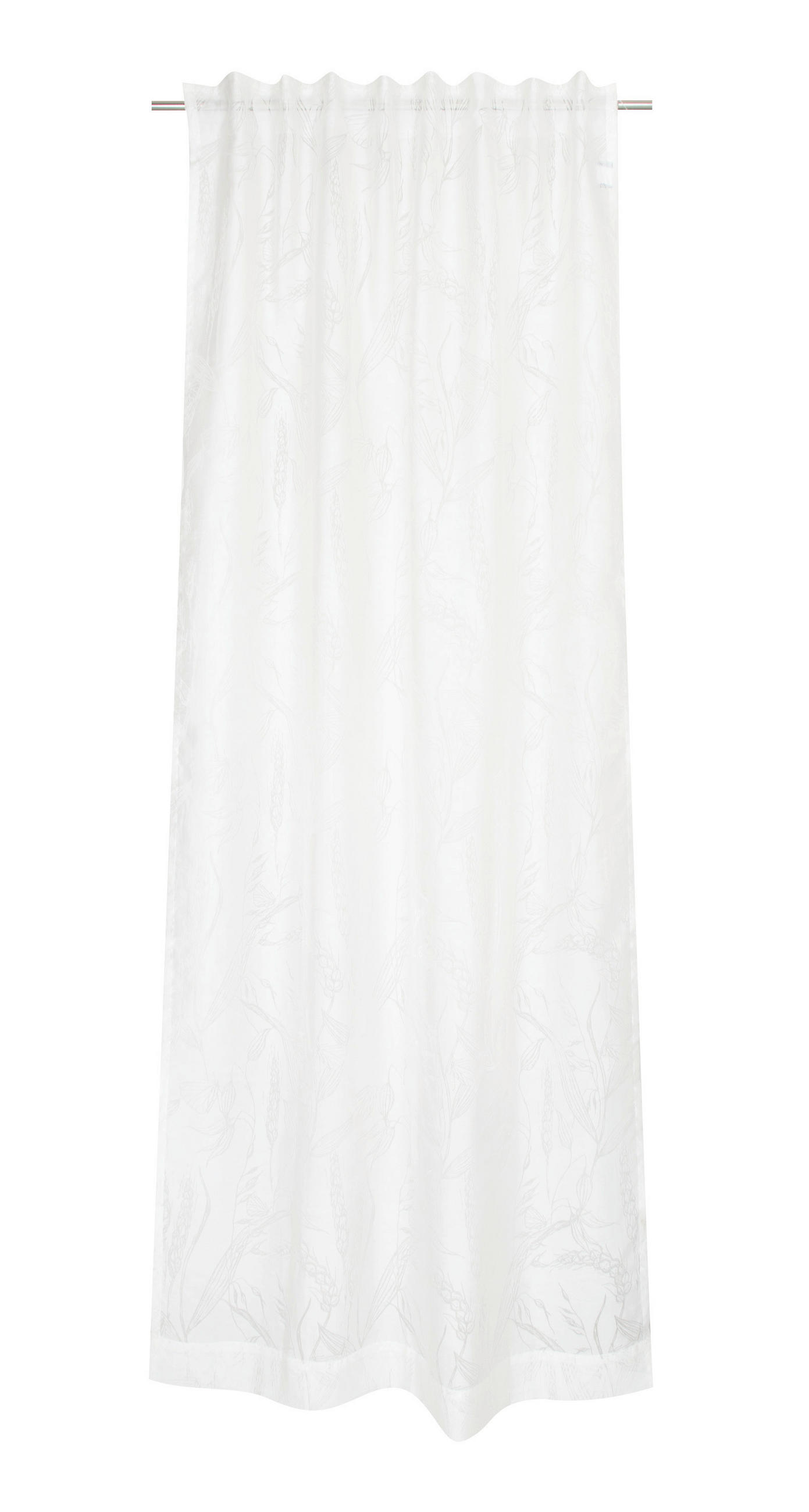FERTIGVORHANG transparent  - Weiß, Basics, Textil (130/250cm) - Schöner Wohnen