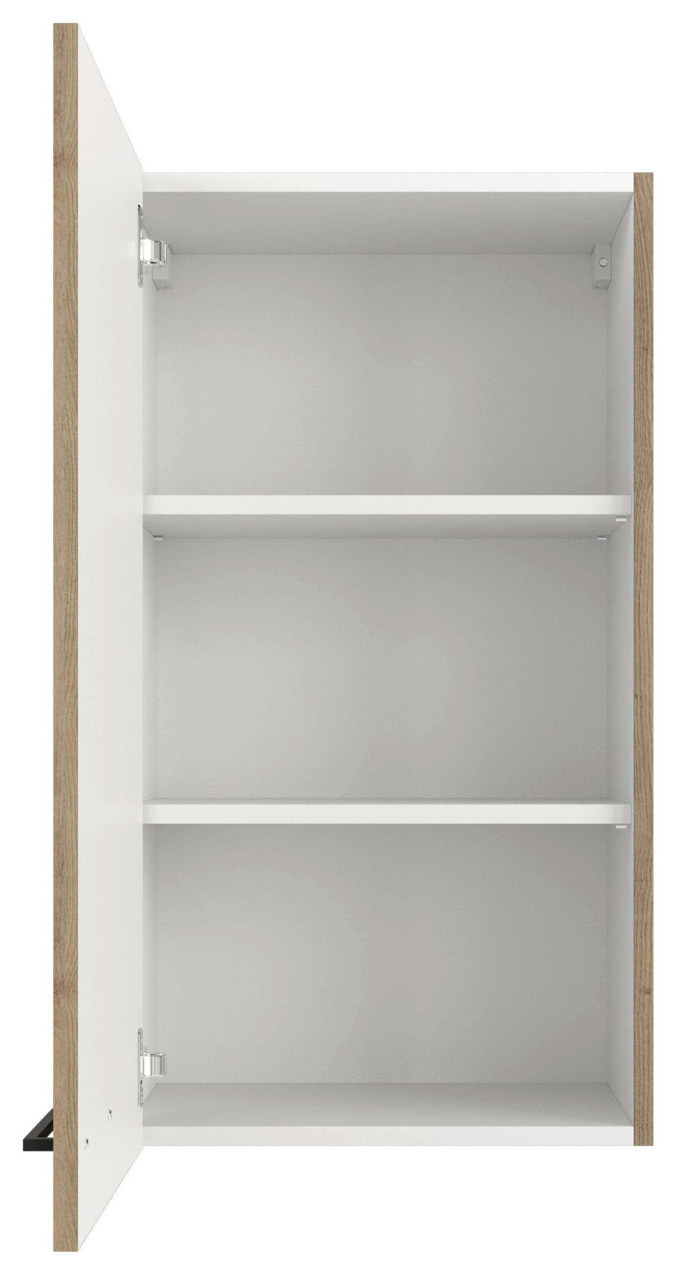 KÜCHENOBERSCHRANK 50/89/32 cm  in Eiche Artisan  - Schwarz/Eiche Artisan, KONVENTIONELL, Holzwerkstoff/Metall (50/89/32cm) - FlexWell