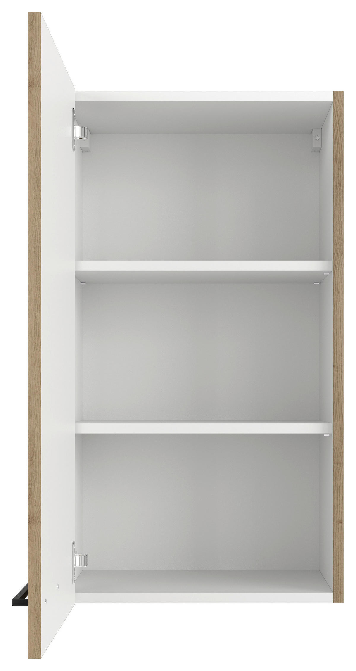 KÜCHENOBERSCHRANK 50/89/32 cm  in Eiche Artisan  - Schwarz/Eiche Artisan, KONVENTIONELL, Holzwerkstoff/Metall (50/89/32cm) - FlexWell