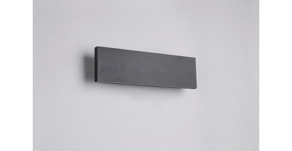 LED-WANDLEUCHTE 28/4,5/8 cm  - Schwarz, Design, Kunststoff/Metall (28/4,5/8cm) - Novel