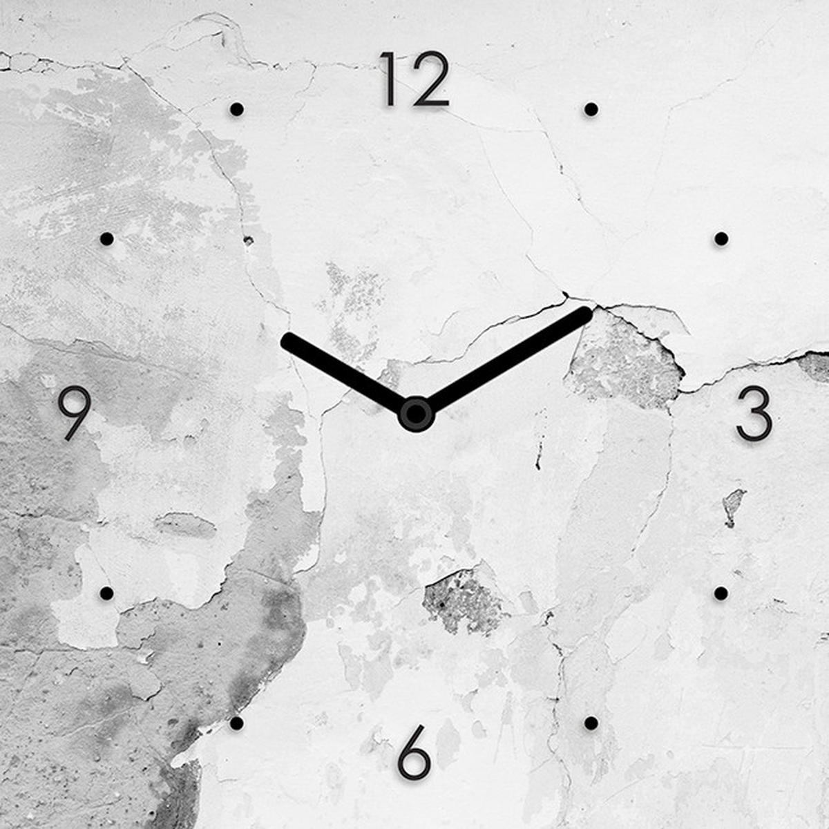 NÁSTĚNNÉ HODINY, vícebarevná, 30/30 cm - vícebarevná, Konvenční, sklo (30/30cm) - Euroart