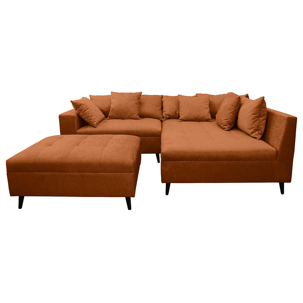 MID.YOU ROHOVÁ SEDAČKA, textil, rezavá