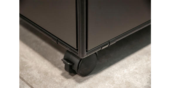 ROLLCONTAINER 40,7/55,6/63 cm - Anthrazit/Schwarz, Design, Holzwerkstoff/Kunststoff (40,7/55,6/63cm) - Novel