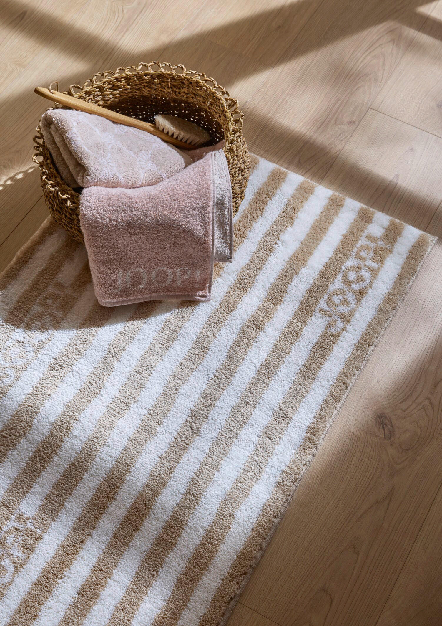 Thumbnail - Joop! Waschhandschuhset Classic Doubleface, Rosa, Textil, 3-teilig, Uni, 16x22 cm, Textiles Vertrauen - Oeko-Tex®, Made ...