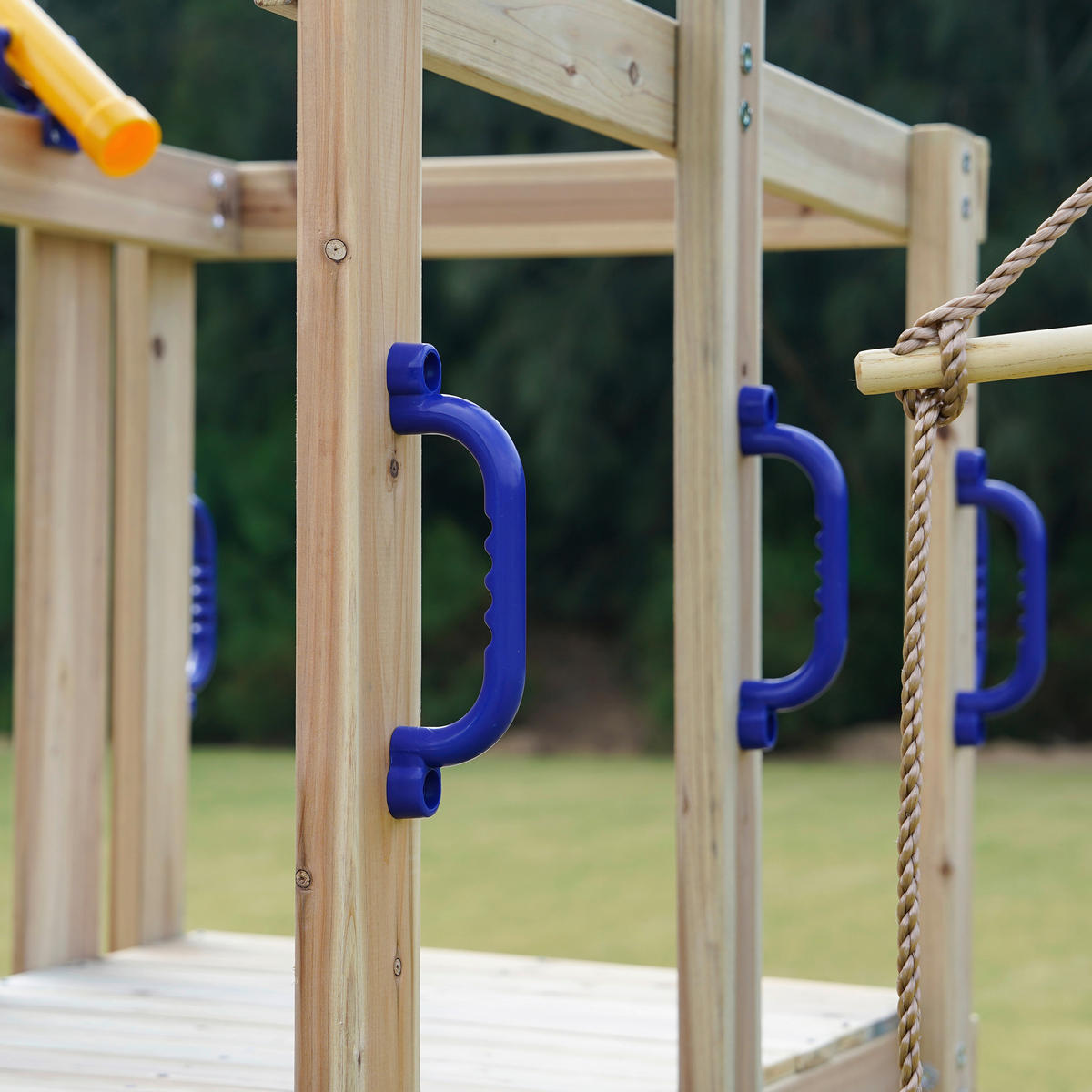 SPIELTURM 342/267/375 cm  - Blau, KONVENTIONELL, Holz/Kunststoff (342/267/375cm) - Ambia Garden