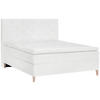 BOXSPRINGBETT 120/200 cm  in Weiß  - Eichefarben/Weiß, KONVENTIONELL, Holz/Textil (120/200cm) - Welnova