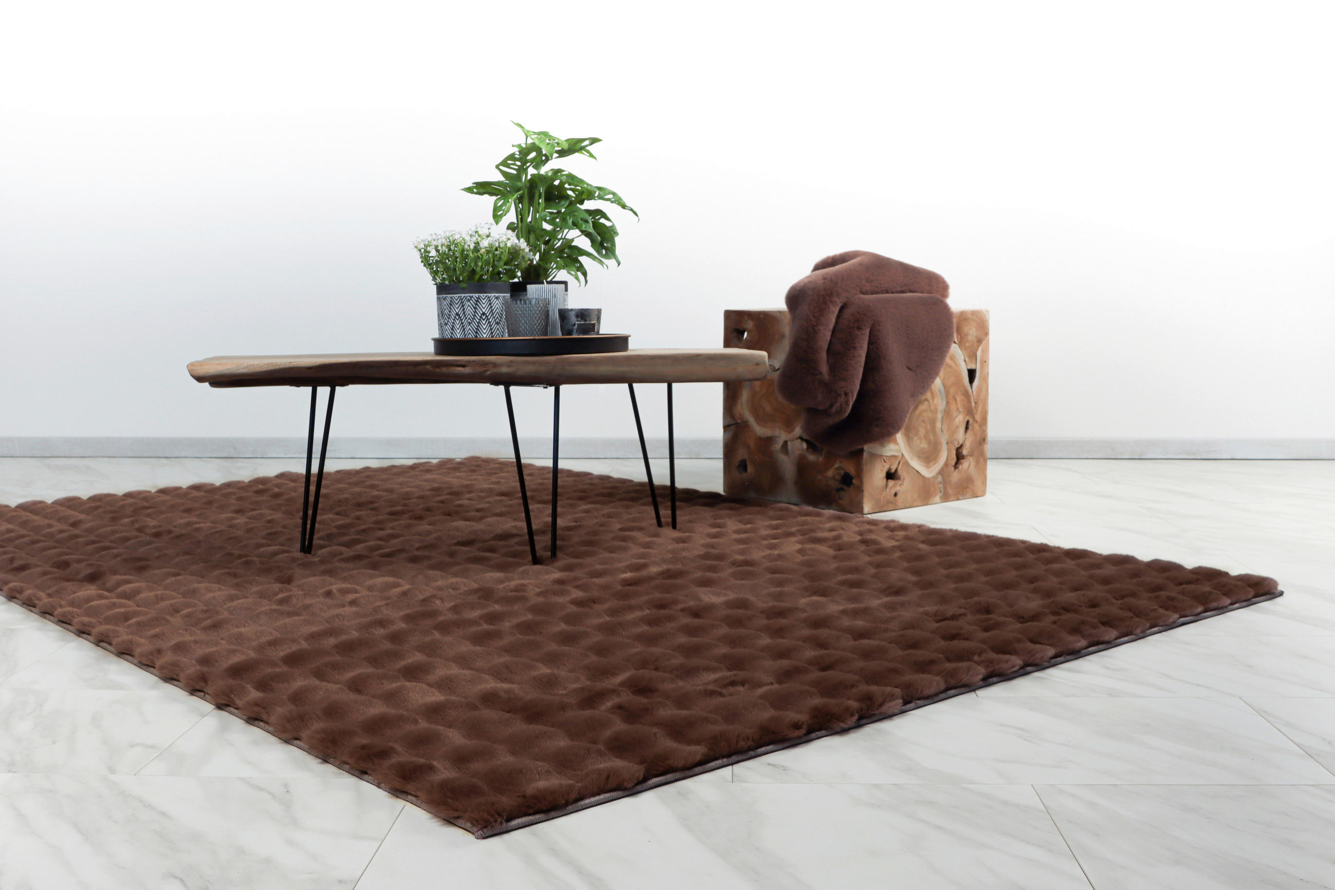 HOCHFLORTEPPICH 80/150 cm Harmony 800 Dark Taupe Taupe  - Taupe, KONVENTIONELL, Textil (80/150cm)