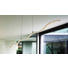LED-HÄNGELEUCHTE - Opal/Nickelfarben, MODERN, Kunststoff/Metall (114,5/7,5/120cm)