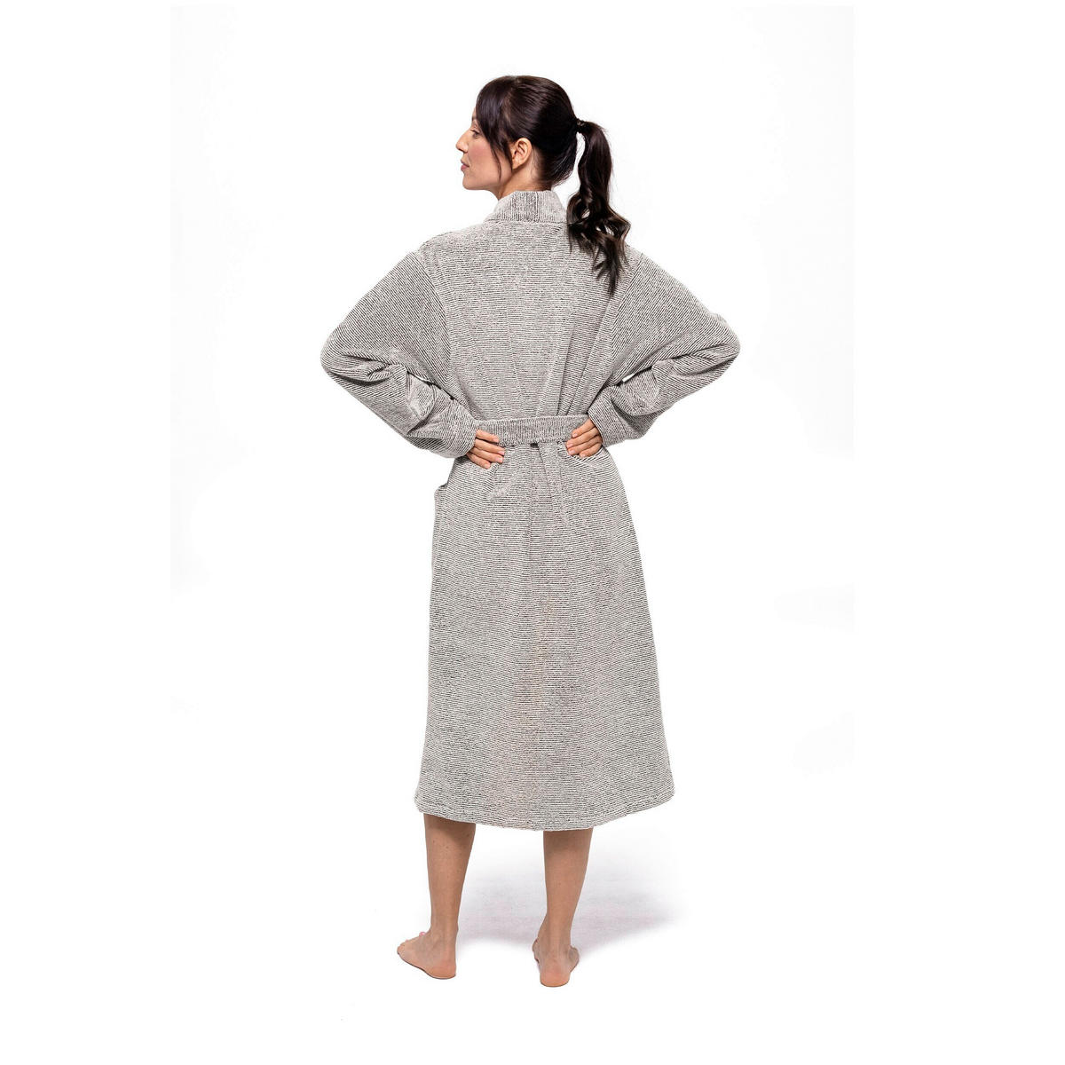 BADEMANTEL L Unisex  - Naturfarben, Basics, Textil (Lnull) - Moeve