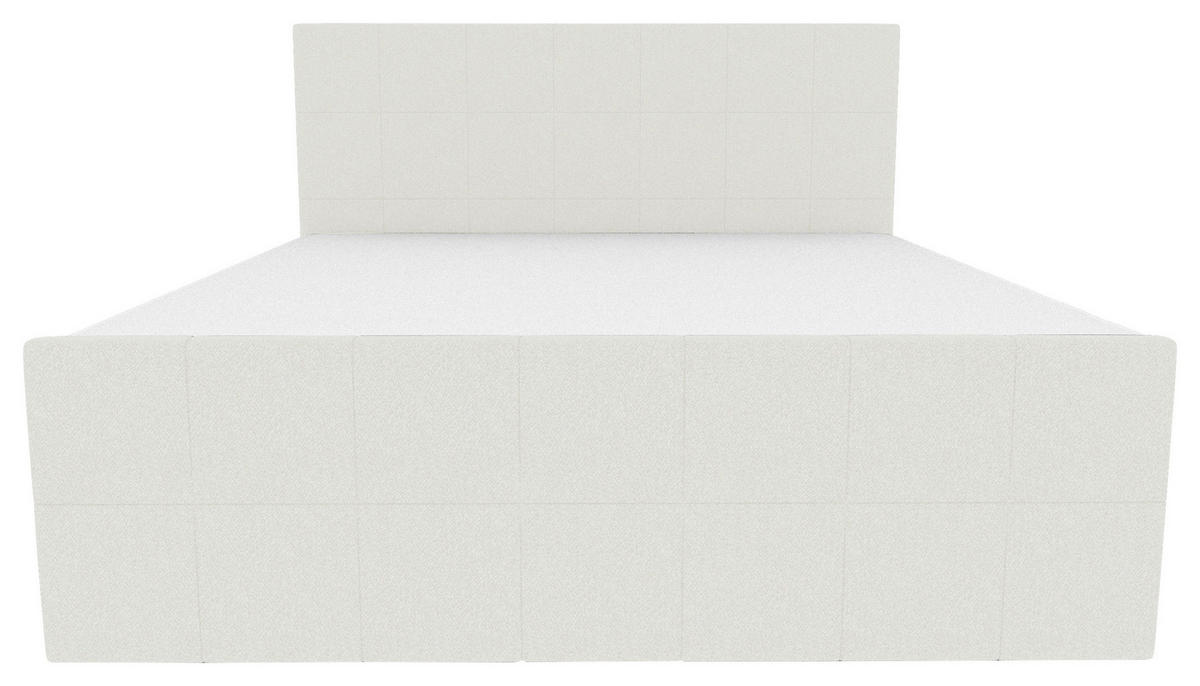 BOXBETT 160/200 cm  in Creme  - Creme, KONVENTIONELL, Kunststoff/Textil (160/200cm) - Boxxx