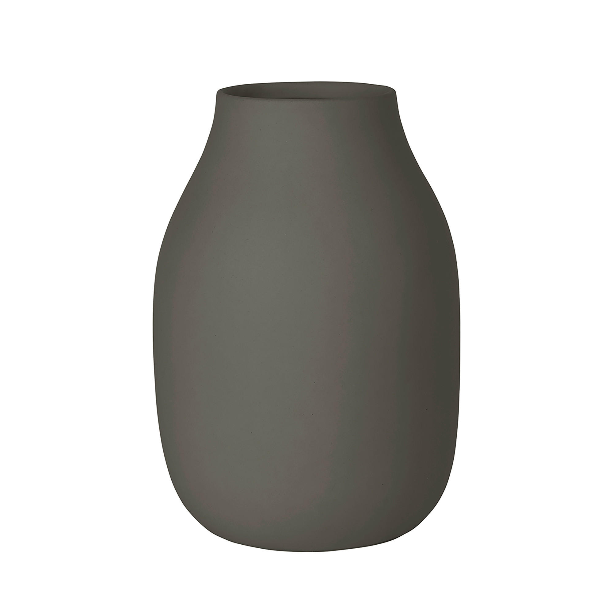 DEKOVASE  - Grau, Design, Keramik (14/20cm) - Blomus