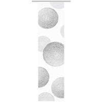 FLÄCHENVORHANG in Grau, Weiß halbtransparent  - Weiß/Grau, Basics, Textil (60/255cm) - Novel