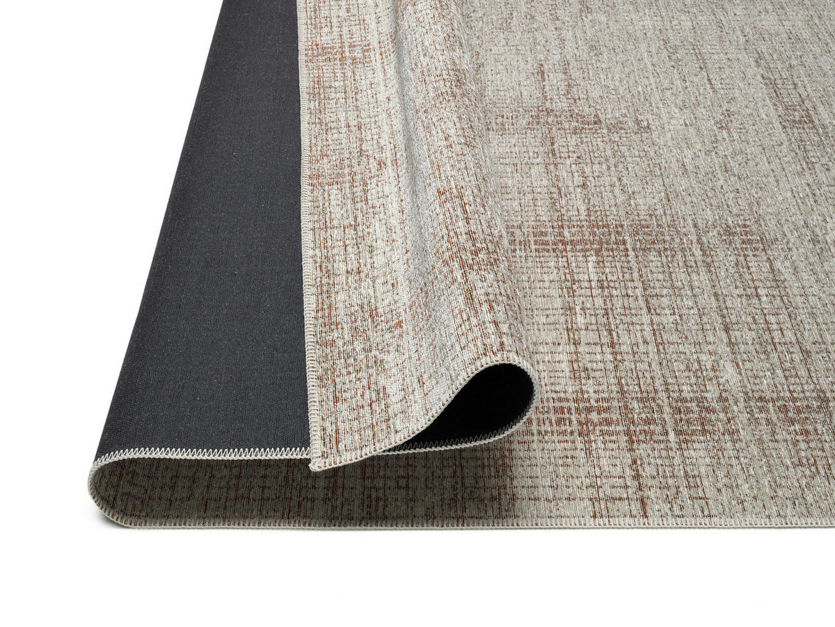 FLACHWEBETEPPICH 246/340 cm PLAINS Braun, Beige  - Beige/Braun, Design, Textil (246/340cm) - Musterring