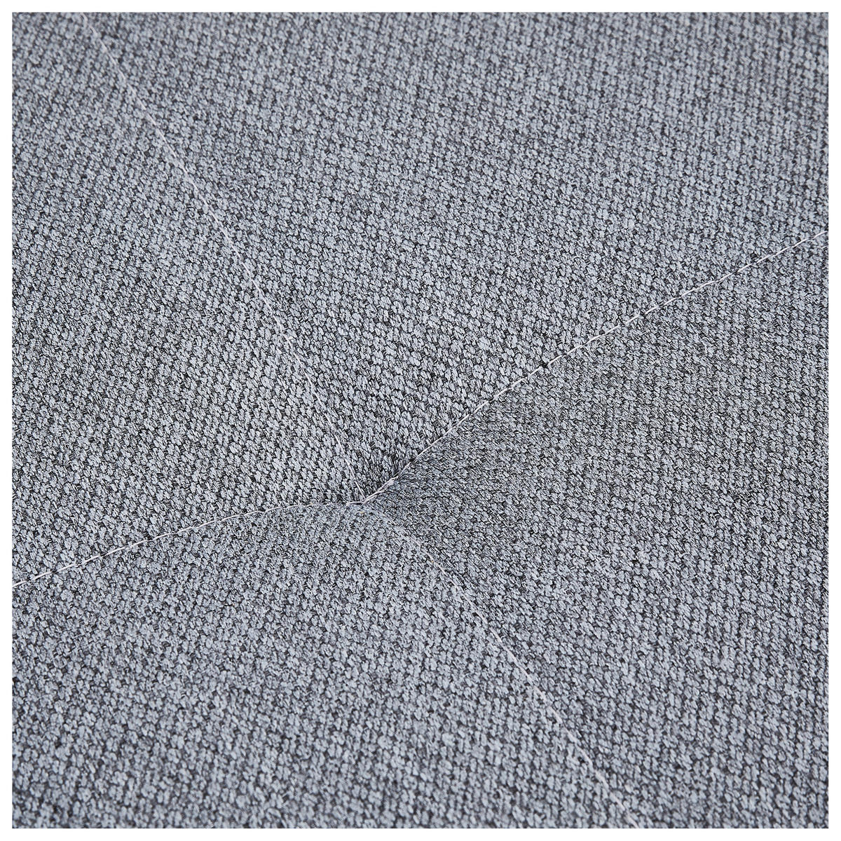 HOCKER in Textil Grau  - Schwarz/Grau, Modern, Holz/Textil (88/45/72cm) - Ti'me