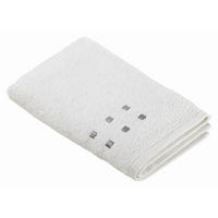 RUČNÍK PRO HOSTY, 30/50 cm, bílá - bílá, Konvenční, textil (30/50cm) - Esposa