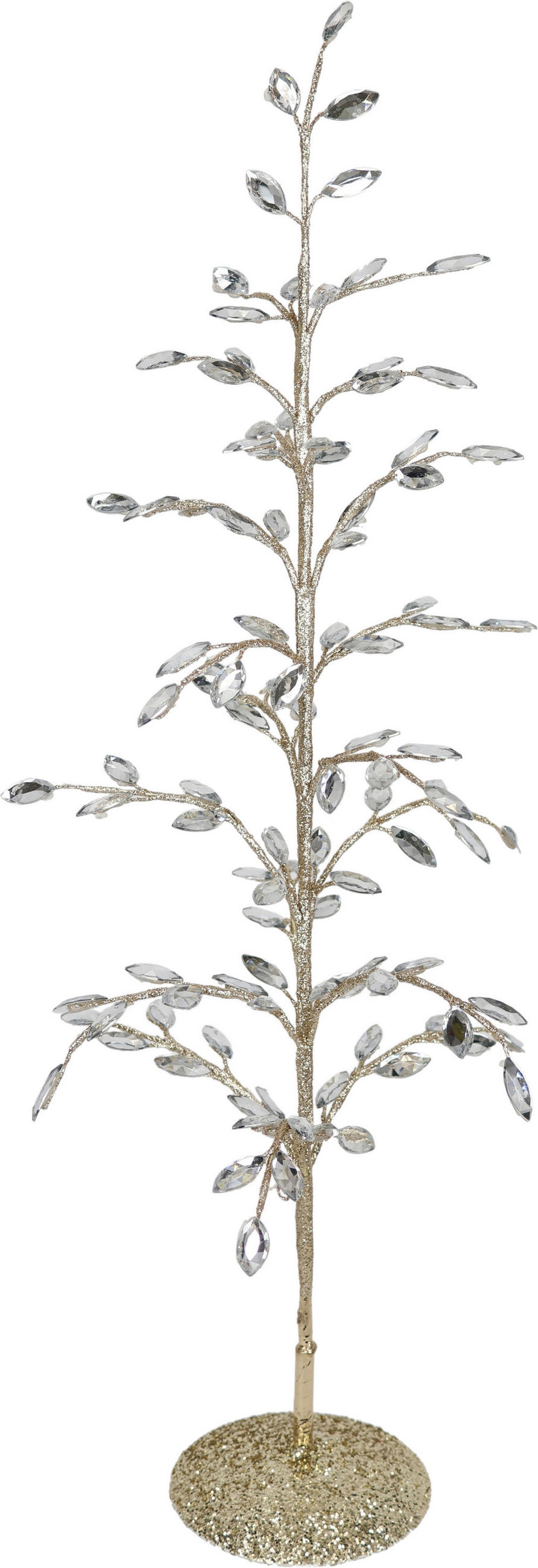 DEKOBAUM  - Champagner, Basics, Kunststoff (25/61cm) - X-Mas