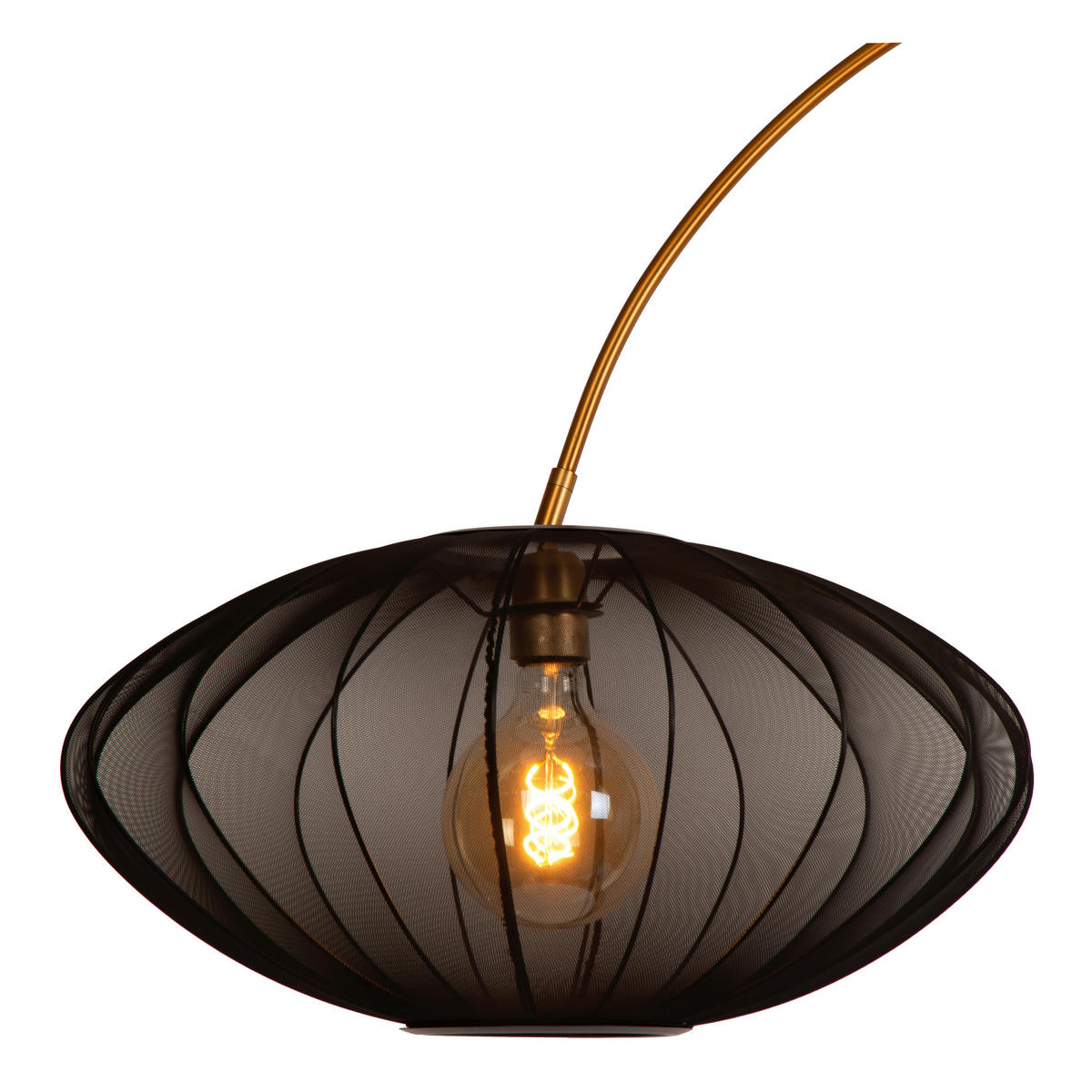 BOGENLEUCHTE 131/55/192 cm    - Goldfarben, Design, Metall (131/55/192cm) - Lucide