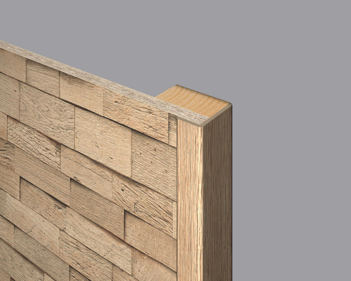 Winkelleiste Eiche - Eichefarben, Design, Naturmaterialien (240/2.2/4.5cm) - Egger Holzwerkstoffe