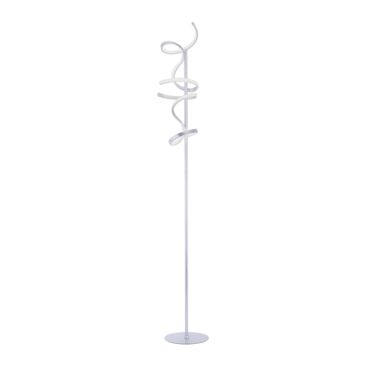 LED ÁLLÓLÁMPA - ezüst, Design, fém (22/22/156cm)