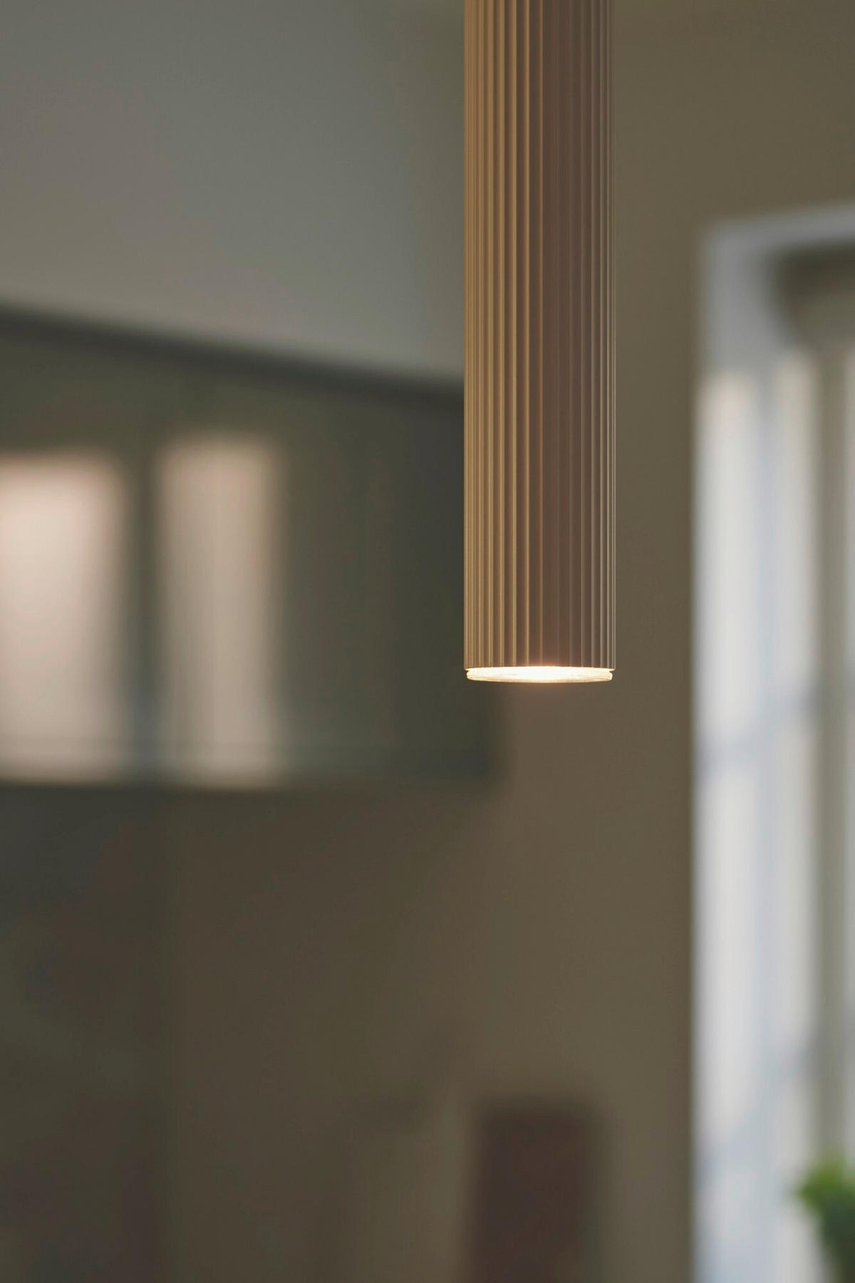 PENDELLEUCHTE 5/40 cm  - Beige, Design, Metall (5/40cm) - Nordlux