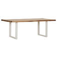 TISCHPLATTE      - Sheeshamfarben, Design, Holz (220/100/5cm) - Landscape