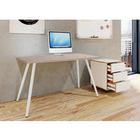 SKRIVBORD 138/80/70 cm  i vit, Sonoma ek  - vit/Sonoma ek, Modern, metall/trämaterial (138/80/70cm) - MID.YOU