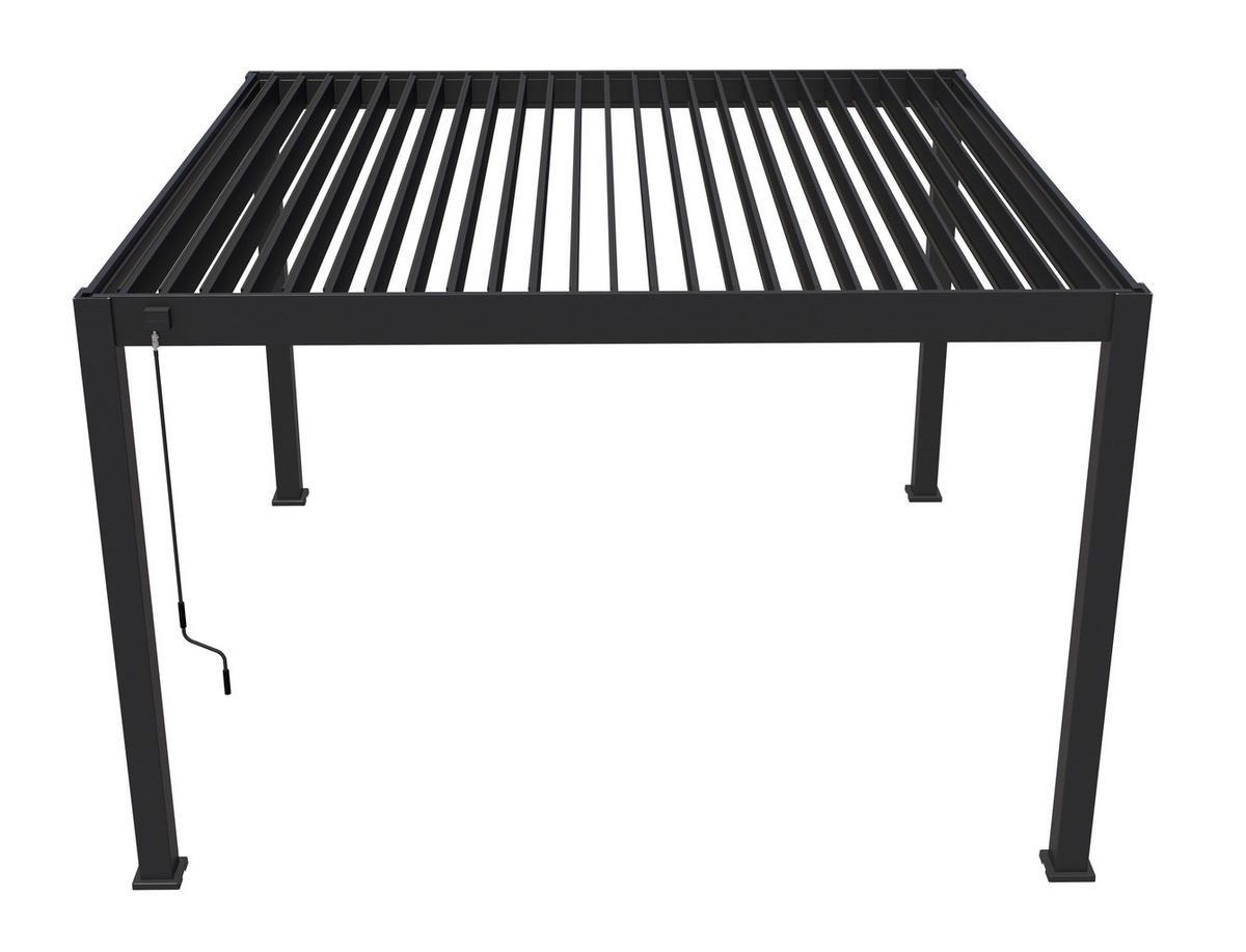 PERGOLA - Anthrazit, Basics, Metall (400/255/400cm) - Gardenson