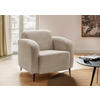 SESSEL in Bouclé Beige  - Beige/Schwarz, Modern, Textil/Metall (85/76/90cm) - Livetastic