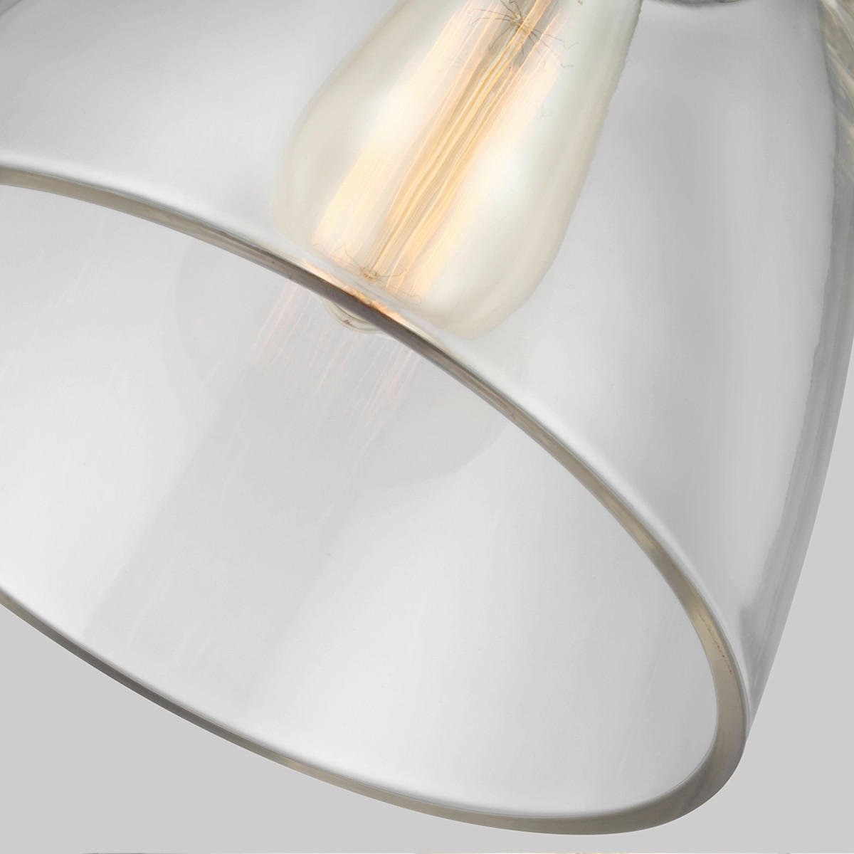 HÄNGELEUCHTE 22.8/31.3 cm    - Messingfarben/Zinkfarben, Konventionell, Glas/Metall (22.8/31.3cm) - Elstead Lighting