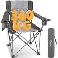 CAMPINGSESSEL - Anthrazit/Graphitfarben, Basics, Textil/Metall (94/54/100cm) - Modante