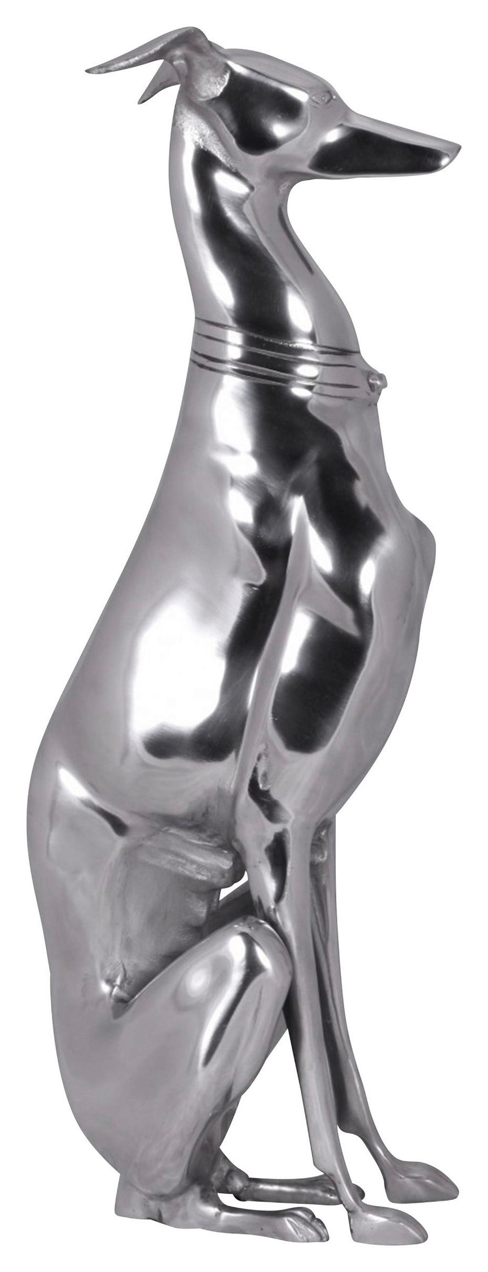 SKULPTUR - Silberfarben, Modern, Metall (18/70/25cm) - MID.YOU