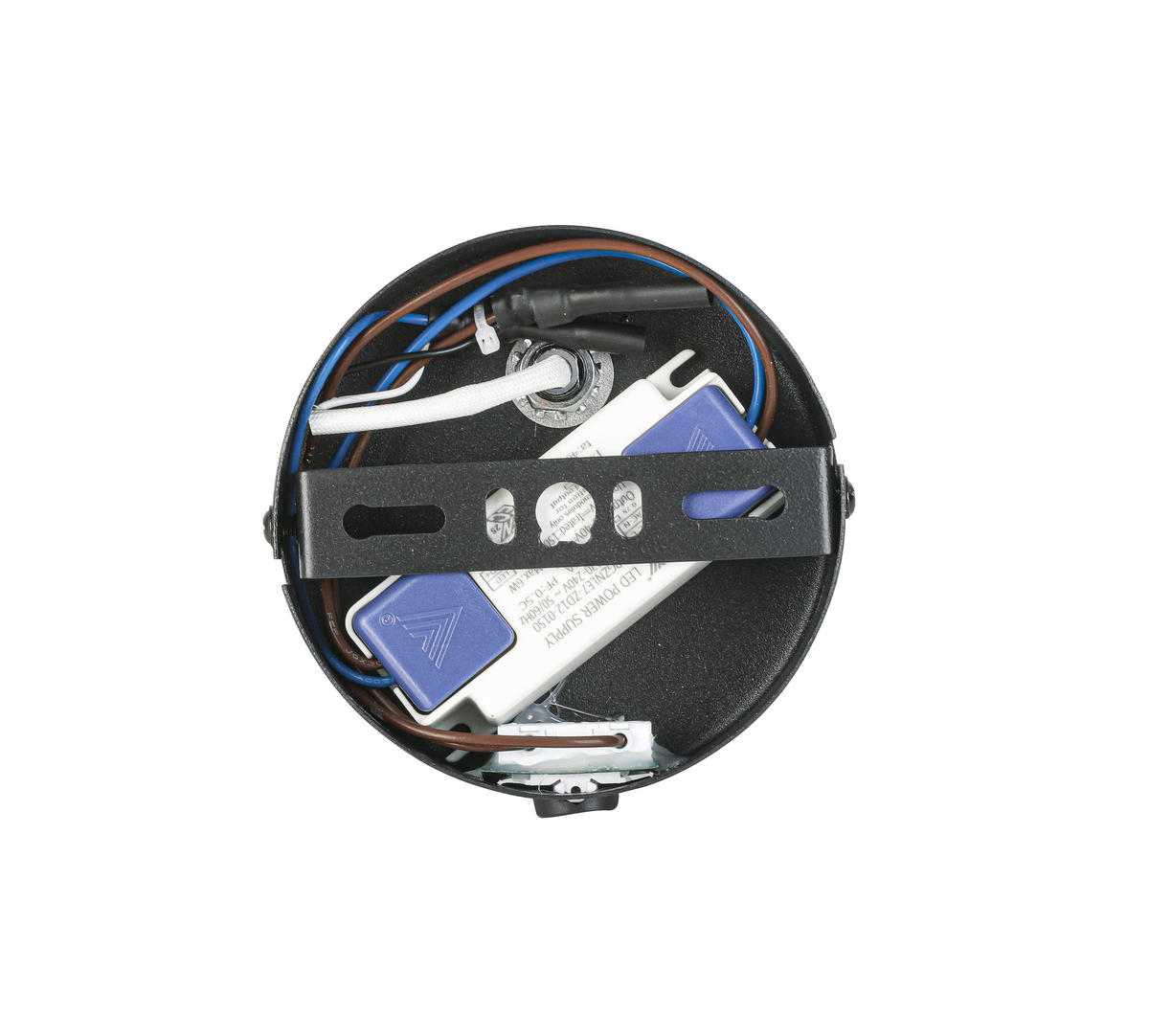 LED-STRAHLER Granada 12/21/15 cm   - Schwarz/Alufarben, Basics, Kunststoff/Metall (12/21/15cm) - Novel