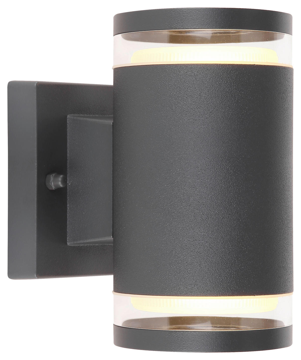 VENKOVNÍ NÁSTĚNNÉ SVÍTIDLO - čiré/antracitová, Basics, kov/sklo (10/16,5cm) - Globo