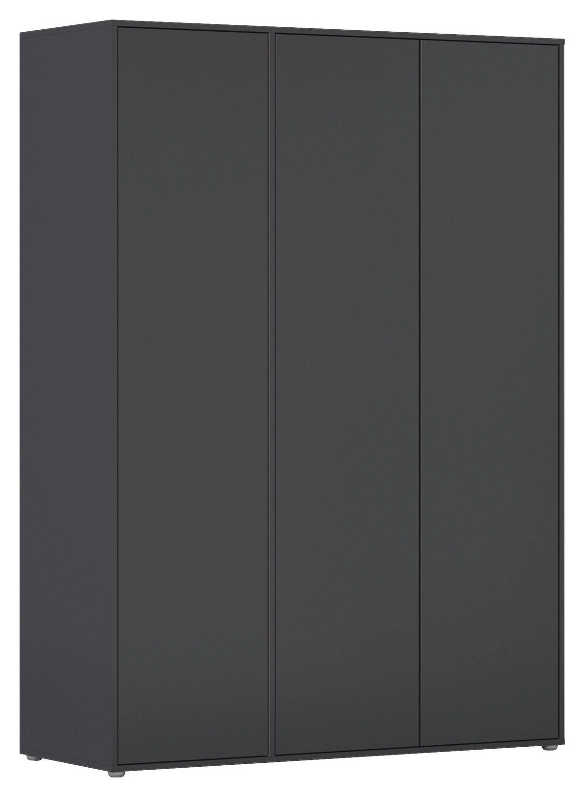 DREHTÜRENSCHRANK in Grau  - Grau, Modern, Holzwerkstoff (140/194/53cm) - Rauch Möbel