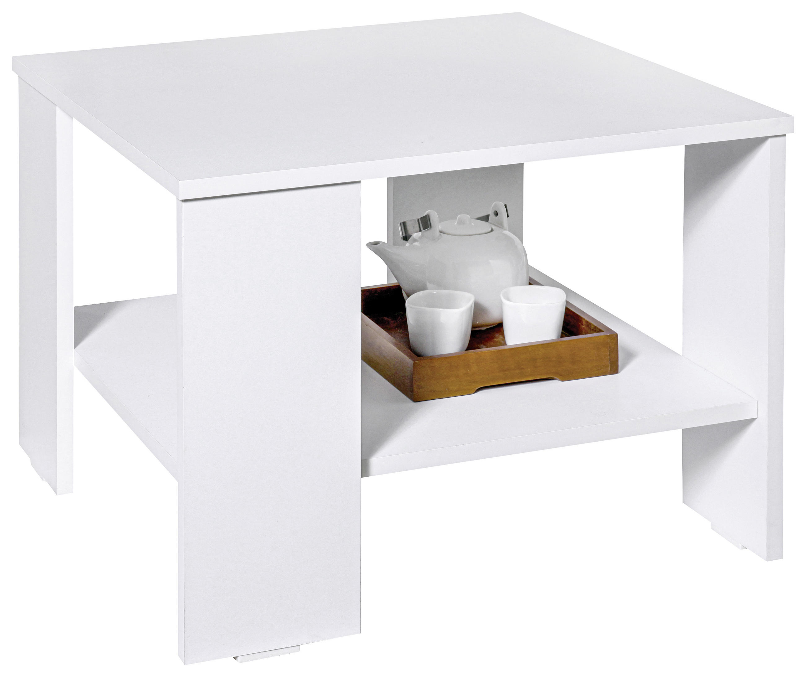 KLUB STOLIĆ bijela drvni materijal - bijela, Design, drvni materijal (55/42/55cm) - Boxxx