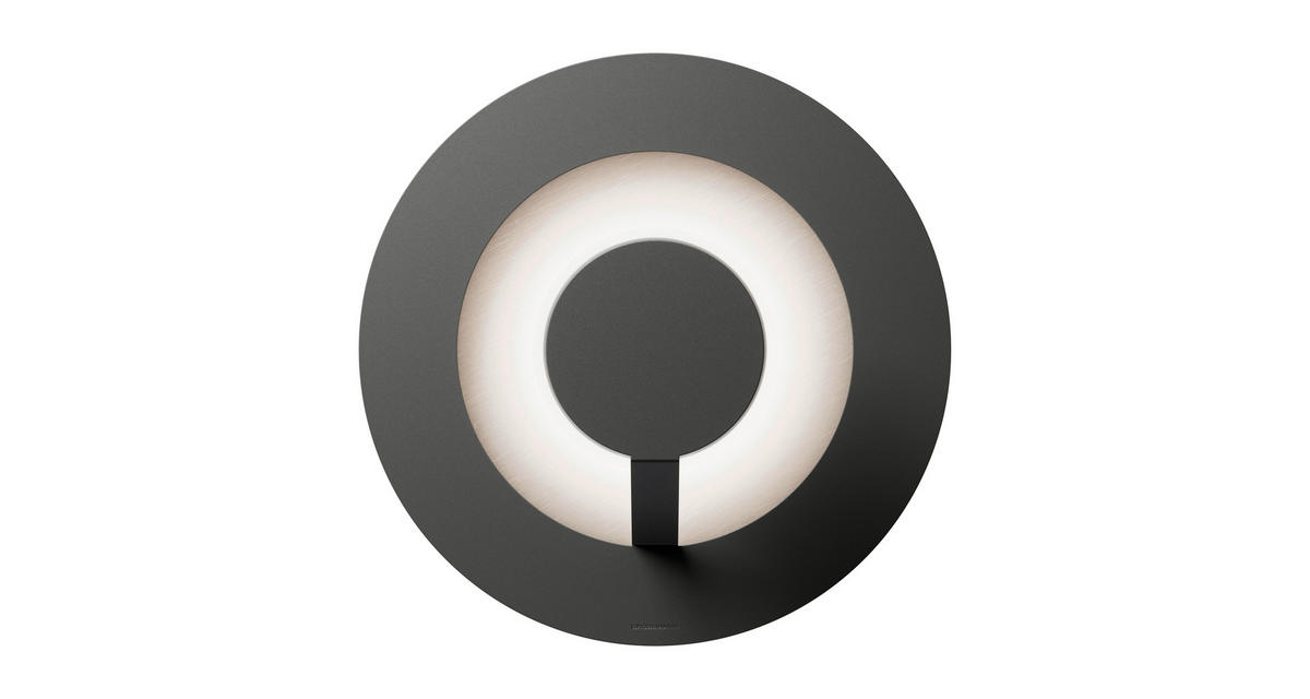 LED-WANDLEUCHTE FLAT 29/11,8 cm   - Silberfarben/Grau, Design, Metall (29/11,8cm) - Grossmann