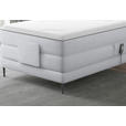 BOXSPRINGBETT 100/200 cm  in Silberfarben  - Silberfarben/Schwarz, Natur, Textil/Metall (100/200cm) - Esposa