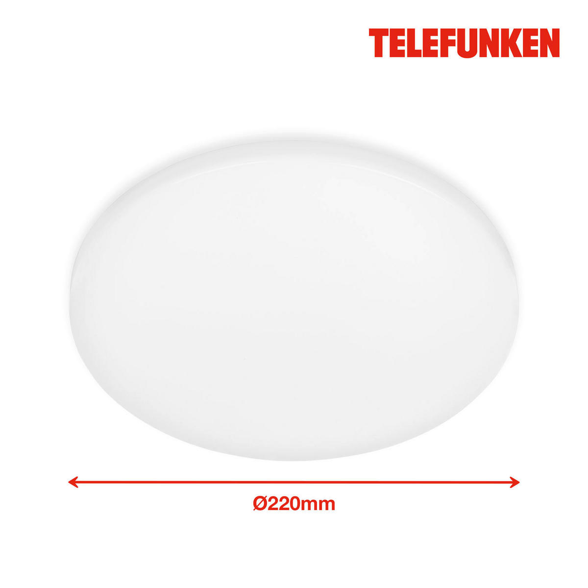 KUPAONSKA LED SVJETILJKA STRO  - bijela, Basics, plastika (22/6,5cm)