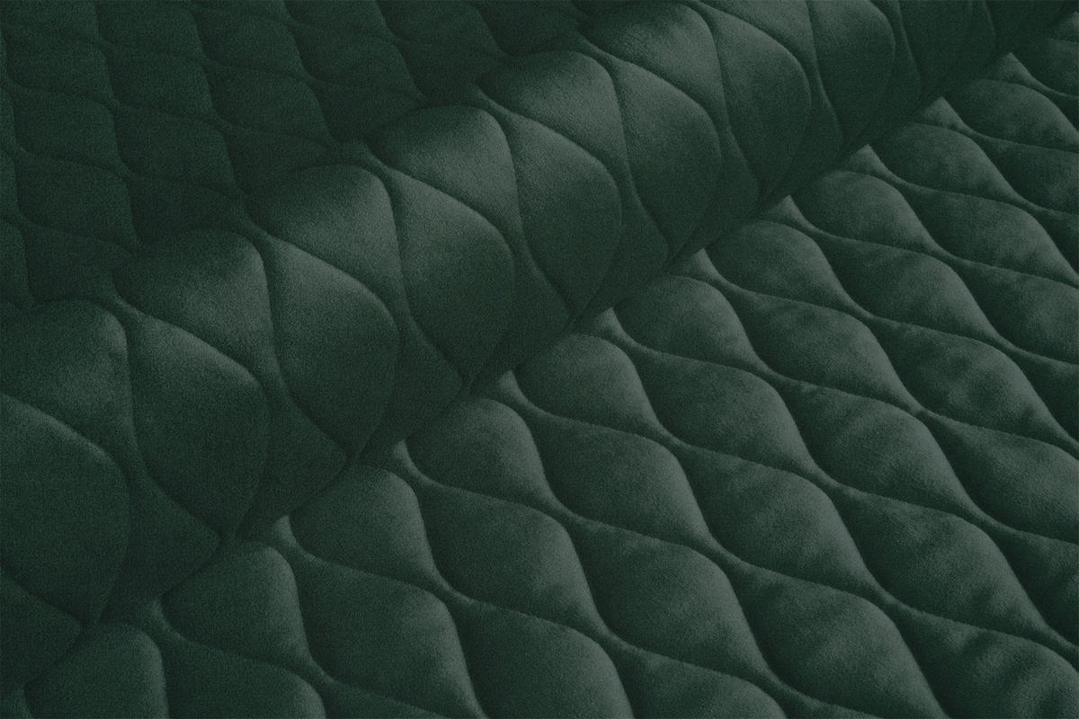 SCHLAFSOFA  mit Schlafen auf Sitzhöhe, Rücken echt Samt Grün  - Goldfarben/Grün, Design, Textil/Metall (235/96/104cm) - MID.YOU