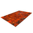 WEBTEPPICH 120/170 cm Orange  - Orange, Basics, Leder/Textil (120/170cm) - Novel